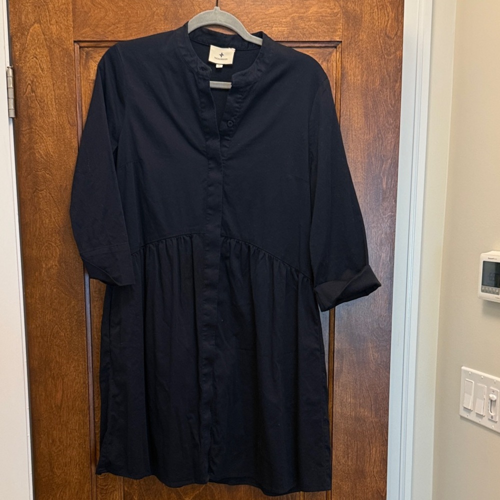 Tuckernuck Navy Long Sleeve Dress